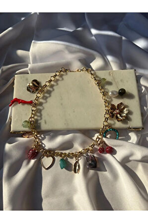 Çoklu Charm Kolye