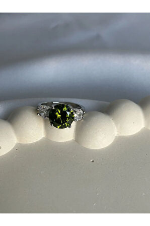 Yeşil Zirkon Taş Yüzük