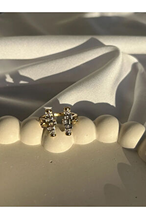 Taşlı Asimetrik Yüzük