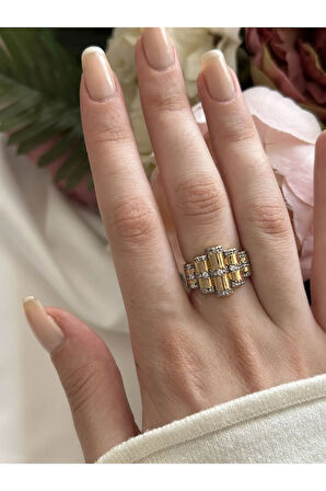 Gold Basamak Yüzük