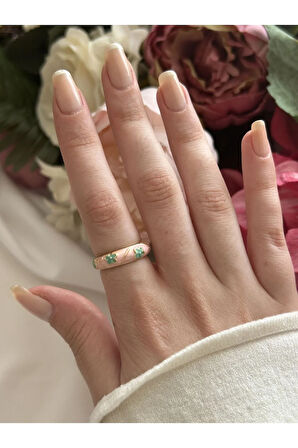 Mineli Pembe Yüzük