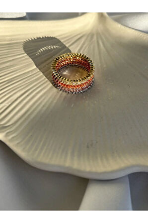 Yıldız Detaylı Çoklu Yüzük