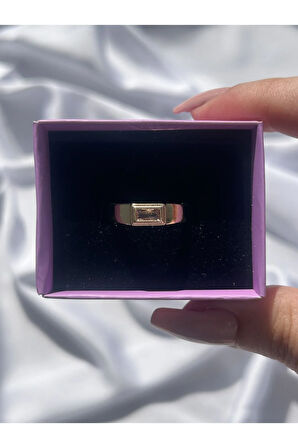 Pembe Taşlı Retro Yüzük