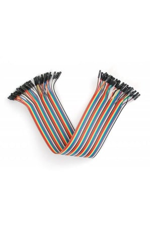 Jumper Kablo Seti 20 cm 40'lı - Dişi / Dişi