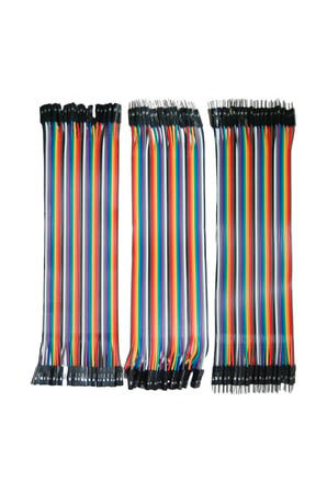 Jumper Kablo Seti - 20cm - 40'lı - 3'lü Kablo Seti (1x Dişi Erkek / 1x Dişi Dişi / 1x Erkek Erkek)