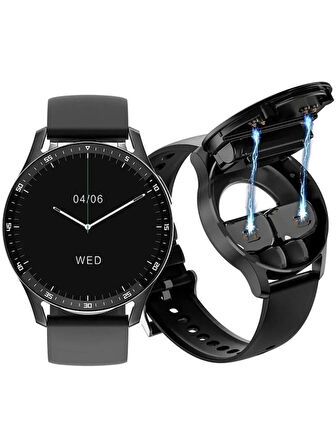 ⌚🎧 G5 Watch Buds | Bluetooth Kulaklık Entegreli Akıllı Saat – 2’si 1 Arada Tasarım