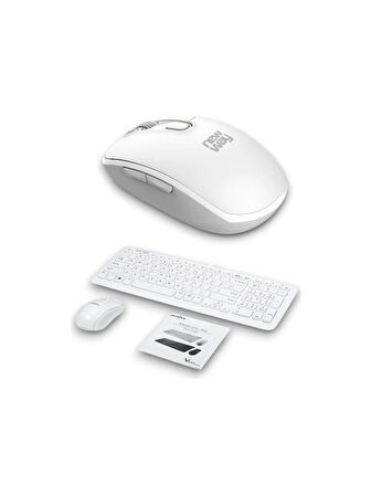 ⌨️🖱️ PG-8040 Kablosuz Klavye ve Mouse Seti | Sessiz Tuş, Ergonomik Tasarım, 2.4ghz Alıcılı