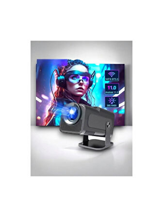 🎮 Projeksiyon Gamebox | Ultra Hd Projeksiyon + 2 Kablosuz Oyun Kolu + Dahili Oyunlar
