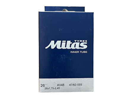 Mitas 26x1.75 - 2.45 Av48 Oto Sibop Bisiklet İç Lastik