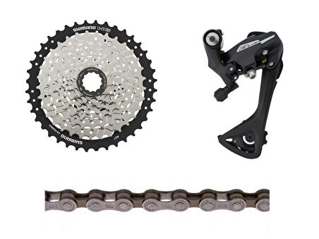 Shimano Acera CS-HG400 8s 11-40 Kaset + Acera RD-M3020 Arka Aktarıcı + HG40 Zincir Seti 