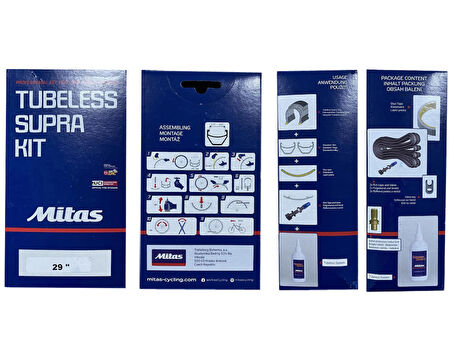 Rubena Mitas 29 inc Tubeless Dönüşüm Seti Tubeless Kit