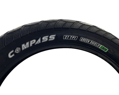 Compass 20x4.0 3mm Zırhlı Fat Bike Bisiklet Dış Lastik Siyah