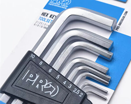 Pro Hex Key Bisiklet Alyan Seti 2-10mm Arası 8'li Set