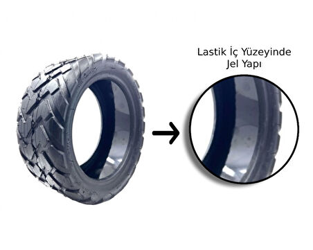 Vona XC-278 80/60-6 Jelli Scooter Tubeless Dış Lastik