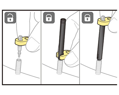 Topeak 70mm Valve Extender Presta Sibop Uzatma Adaptörü Çift