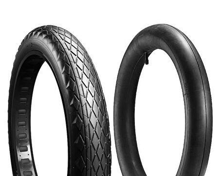 Chaoyang 20x4.00 3mm Zırhlı 1 İç+1 Dış Fat Bike Lastik Seti