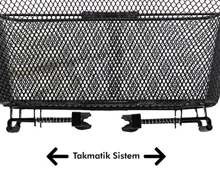 İmpact Tak Çıkar Bisiklet Arka Bagaj Sepeti