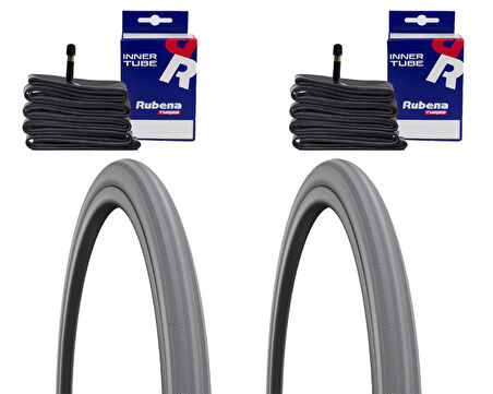 Rubena Rib 24x1 3-8 Gri Tekerlekli Sandalye Lastik Seti 32-540