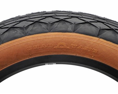 Chaoyang 20x4.00 3mm Zırhlı Fat Bike Bisiklet Lastiği Amber