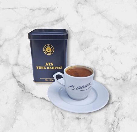 ATA TÜRK KAHVESİ 125 Gr. METAL KUTU