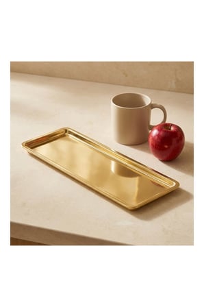 Pratik Evim Altın Çağ Sunum Tepsisi 33×13 cm
