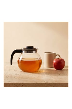 Pratik Evim Nordic Cam Çay Demliği 1500 ml Aile Boyu