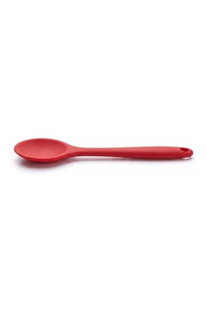Pratik Evim Yumuşak Yanmaz Silikon Kaşık 27 cm Kırmızı