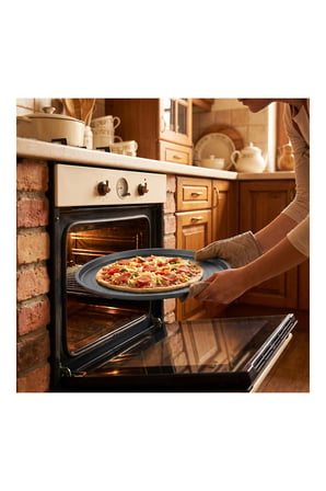 Pratik Evim Fırın Ustası Çelik Pizza Tepsisi 28 cm