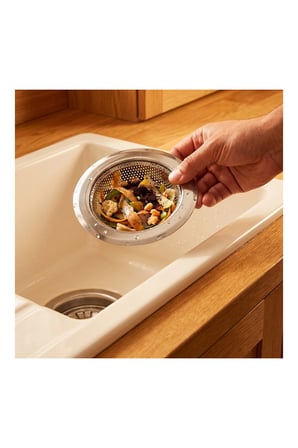 Pratik Evim Usta Çelik Lavabo Süzgeci 11,5 cm