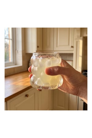 Pratik Evim Nordic Üzüm Bubble Cam Bardak 300 ml