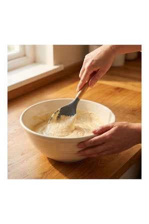 Pratik Evim Kömür Bambu Saplı Silikon Düz Spatula