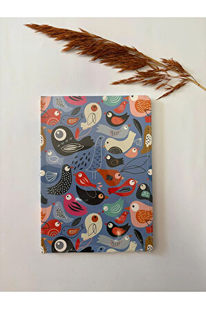 Atakids Lizy Çizgili Okul Not Defteri (15×21 cm, 80 Yaprak)