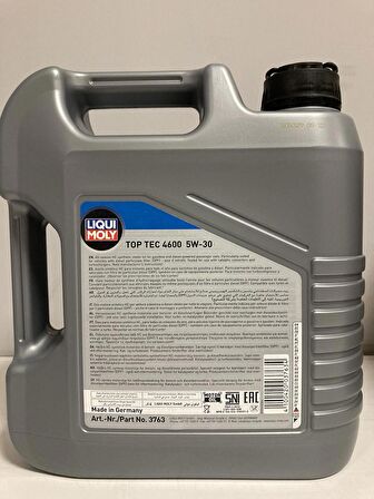 Liqui Moly Top Tec 4600 5W-30 Motor Yağı 4 Litre (Üretim Yılı - 2023)