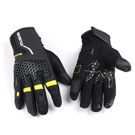 Atlas MW Mesh Yazlık Motosiklet Eldiveni Siyah