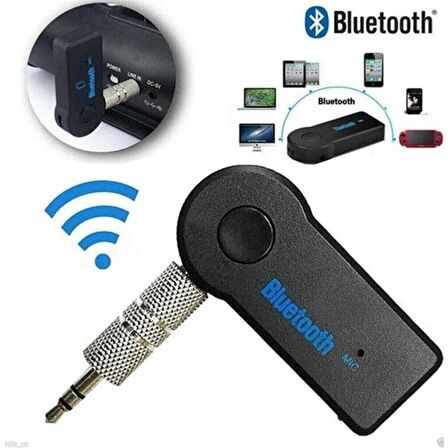 MİKROFONLU AUX BLUETOOTH ARAÇ KİTİ ELLER SERBEST