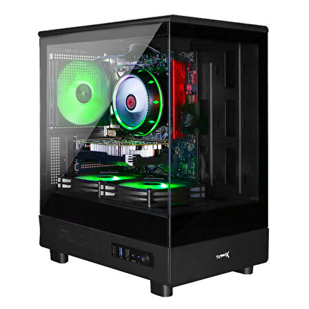 Turbox Tx6201 i7 7700 16GB Ram 512GB SSD 8GB RX580 23.6 Curved Oyuncu Masaüstü Bilgisayarı