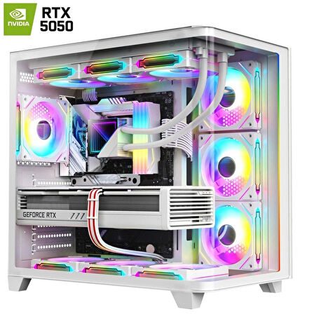 Dragos DRx7512 Ryzen 7 5700X 32GB Ram 1TB M2 NVMe SSD 8GB RTX5050 Oyuncu Hazır Sistem