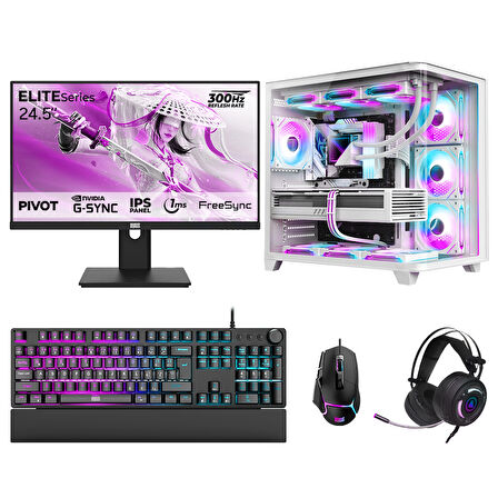 Dragos DRx7680 Ryzen 7 7700 32GB DDR5 1TB NVMe 8GB RTX5060 24.5 300Hz Oyun Hazır Sistem