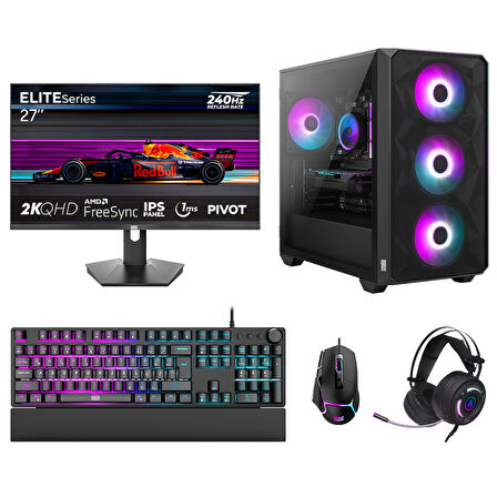 Dragos DRx7853 Ryzen 7 7700 32GB DDR5 1TB NVMe 12GB RTX5070 27 240Hz QHD Oyun Hazır Sistem