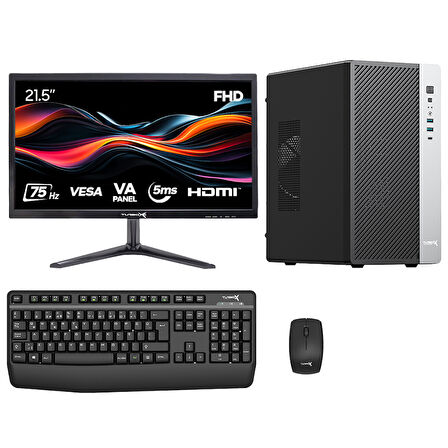 Turbox Tx6639 i5 2400 8GB Ram 256GB SSD 21.5 inç Monitör Masaüstü Ofis Hazır Sistem
