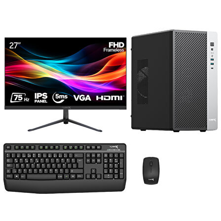 Turbox Tx6830 i7 7700 16GB DDR4 1TB NVMe SSD 27 inç Monitör Masaüstü Ofis Hazır Sistem