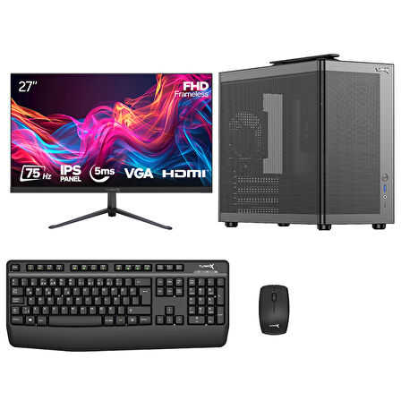 Turbox Tx7608 i7 14700 16GB DDR4 Ram 512GB M.2 NVMe SSD 27 inç Monitör Masaüstü Ofis Hazır Sistem