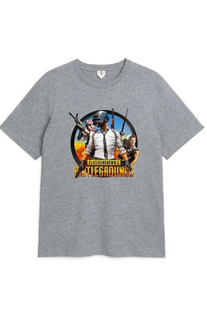 Baskılı Erkek Kadın Unisex Bisiklet Yaka Baskılı T-shirt tshirt tişört mobile oyun Pubg