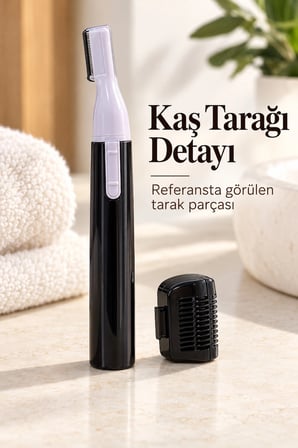 Sakal Bıyık ve Kaş Düzeltici Kapaklı ve Taraklı