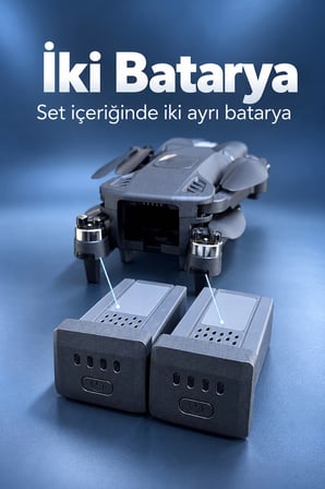 Katlanabilir Kameralı Drone Ekranlı Uzaktan Kumanda Seti