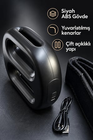 Isıtmalı Ve Titreşimli Şarjlı Kemerli Masaj Aleti