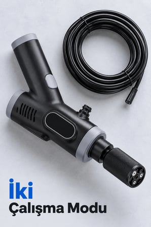 Çift Çalışma Modlu Araç Yıkama Makinesi Şarj Edilebilir