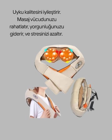 4d Yoğurma Teknolojili Masaj Cihazı-boyun Omuz İçin Uygun