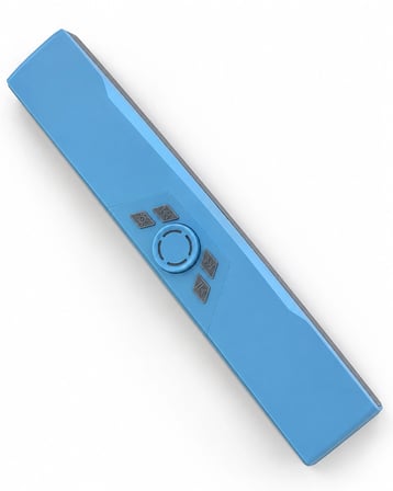 Döner Kontrol Düğmeli Bluetooth 5.4 Kablosuz Hoparlör 6 W RGB Işıklı Mavi