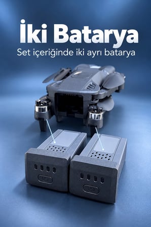 Kameralı Drone Katlanır Gövde Ve Yedek Pervane Seti